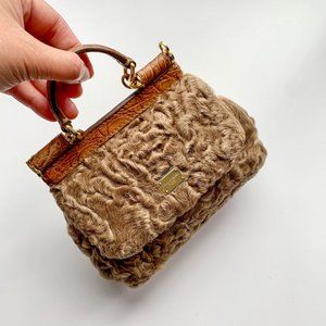 Dolce & Gabbana Astrakhan Fur mini Miss Sicily